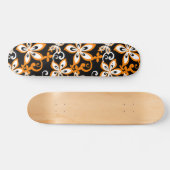 ALOHA HAWAII (SCHWARZ/ORANGE) SKATEBOARD (Horizontal)