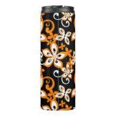 ALOHA HAWAII (SCHWARZ/ORANGE) THERMALTUMBLER THERMOSBECHER (Rückseite)