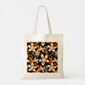 ALOHA HAWAII (SCHWARZ/ORANGE) TRAGETASCHE (Rückseite)