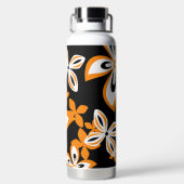 ALOHA HAWAII (SCHWARZ/ORANGE) TRINKFLASCHE (Rückseite)