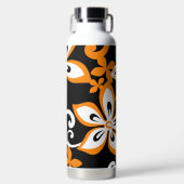 ALOHA HAWAII (SCHWARZ/ORANGE) TRINKFLASCHE (Vorderseite)