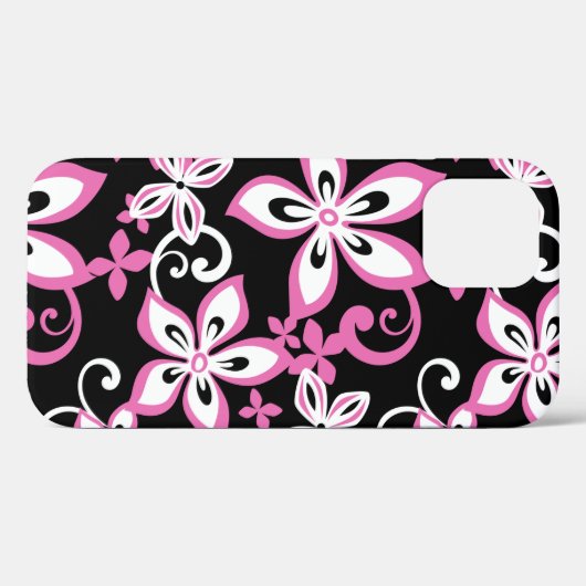 ALOHA HAWAII (SCHWARZ/PINK) Case-Mate iPhone HÜLLE (Rückseite (Horizontal))