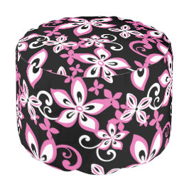 ALOHA HAWAII (SCHWARZ/PINK) HOCKER