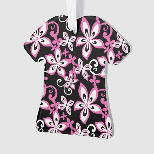 ALOHA HAWAII (SCHWARZ/PINK) ORNAMENT (Vorderseite)
