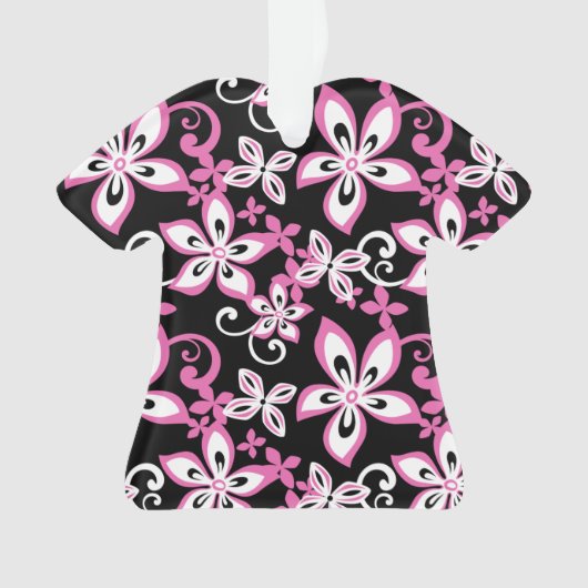 ALOHA HAWAII (SCHWARZ/PINK) ORNAMENT (Vorderseite)