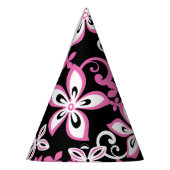 ALOHA HAWAII (SCHWARZ/PINK) PARTY HAT PARTYHÜTCHEN (Links)