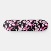 ALOHA HAWAII (SCHWARZ/PINK) SKATEBOARD (Horizontal)