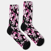 ALOHA HAWAII (SCHWARZ/PINK) SOCKEN (Rechts)