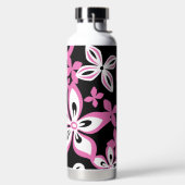 ALOHA HAWAII (SCHWARZ/PINK) WASSERFLASCHE TRINKFLASCHE (links)