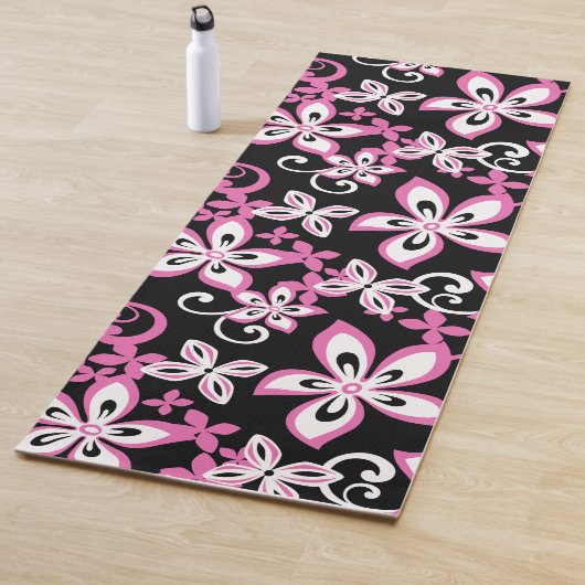 ALOHA HAWAII (SCHWARZ/PINK) YOGAMATTE (Beispiel)