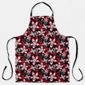 ALOHA HAWAII (SCHWARZ/ROT) SCHÜRZE (Vorderseite)