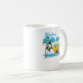 Aloha Hawaii Segeln Sunset Kaffeetasse (VorderseiteRechts)