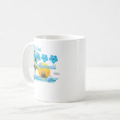 Aloha Hawaii Segeln Sunset Kaffeetasse (Vorderseite Links)