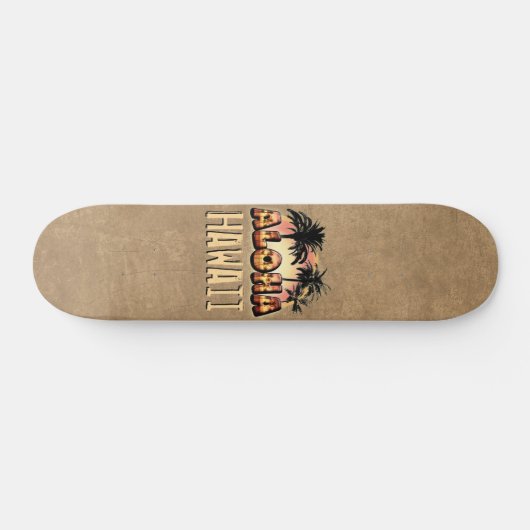 Aloha Hawaii Skateboard (Horizontal)