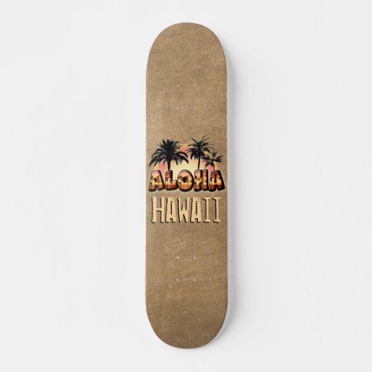 Aloha Hawaii Skateboard (Vorne)