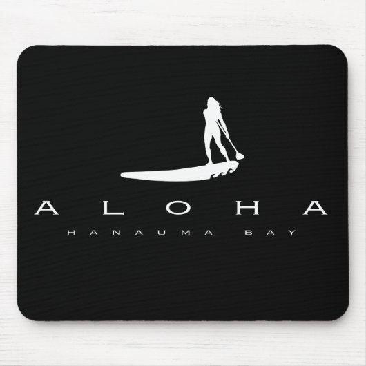 Aloha Hawaii Stand Up Paddling Mousepad (Vorne)