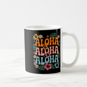 Aloha Hawaii Strand hawaiianische Insel Blumen Lua Kaffeetasse