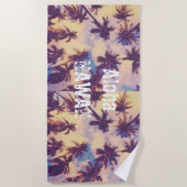 Aloha Hawaii Strandtuch (Vorderseite)