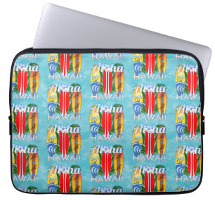Aloha Hawaii Summer Surfboards Laptopschutzhülle