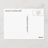 Aloha Hawaii Sunset Ocean Postkarte (Rückseite)