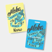 Aloha Hawaii Surf Rider Thunder_Cove Ausweis (Vorder- & Rückseite)