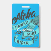 Aloha Hawaii Surf Rider Thunder_Cove Ausweis (Rückseite)