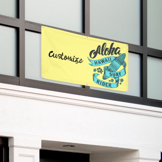 Aloha Hawaii Surf Rider Thunder_Cove Banner (Äußeres Gebäude)