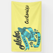 Aloha Hawaii Surf Rider Thunder_Cove Banner (Vertikal)