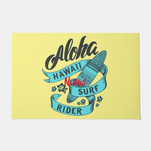 Aloha Hawaii Surf Rider Thunder_Cove Fußmatte (Vorderseite)