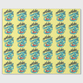 Aloha Hawaii Surf Rider Thunder_Cove Geschenkpapier (Flach)