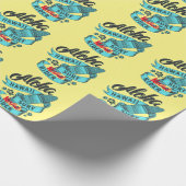 Aloha Hawaii Surf Rider Thunder_Cove Geschenkpapier (Ecke)