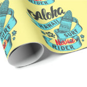Aloha Hawaii Surf Rider Thunder_Cove Geschenkpapier (Rolleneckpunkt)