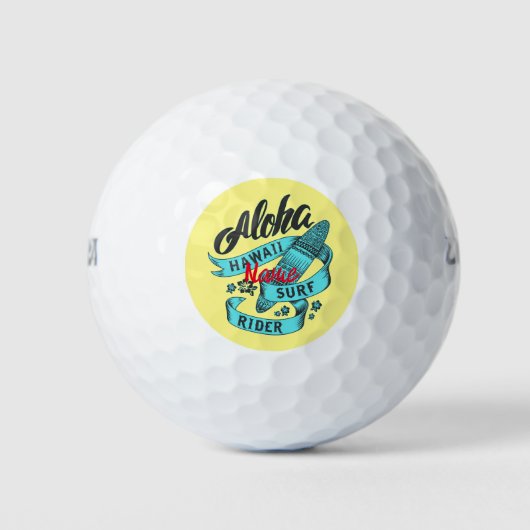 Aloha Hawaii Surf Rider Thunder_Cove Golfball (Vorderseite)