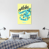 Aloha Hawaii Surf Rider Thunder_Cove Leinwanddruck (Insitu (Schlafzimmer))