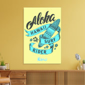 Aloha Hawaii Surf Rider Thunder_Cove Leinwanddruck (Insitu (Wohnzimmer))
