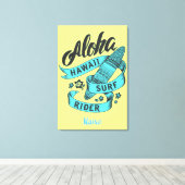 Aloha Hawaii Surf Rider Thunder_Cove Leinwanddruck (Insitu (Holzboden))