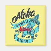 Aloha Hawaii Surf Rider Thunder_Cove Magnet (Vorne)