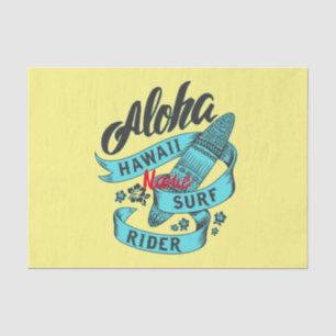 Aloha Hawaii Surf Rider Thunder_Cove Seidenpapier