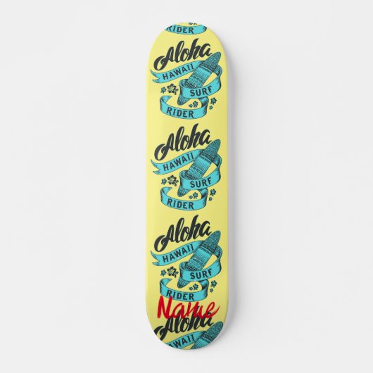 Aloha Hawaii Surf Rider Thunder_Cove Skateboard (Vorne)