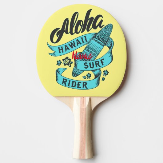 Aloha Hawaii Surf Rider Thunder_Cove Tischtennis Schläger (Vorderseite)