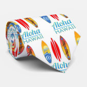Aloha Hawaii Surfboards Krawatte (Gerollt)