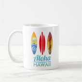 Aloha Hawaii-Surfbretter Kaffeetasse (Links)