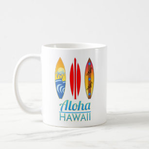 Aloha Hawaii-Surfbretter Kaffeetasse