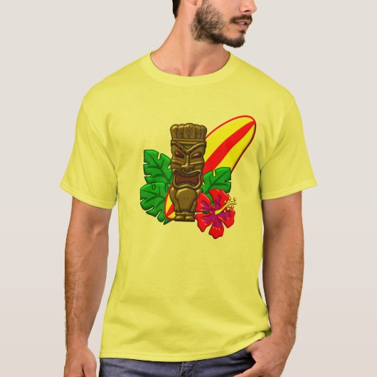 Aloha Hawaii-Surfer T-Shirt (Vorderseite)