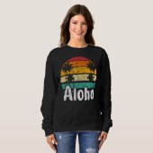 Aloha Hawaii Surfing Retro Sunset 14 Sweatshirt (Vorne ganz)