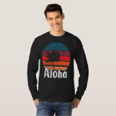 Aloha Hawaii Surfing Retro Sunset 28 T-Shirt (Vorne ganz)