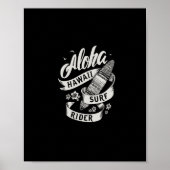 Aloha hawaii Surfreiter Poster (Vorne)