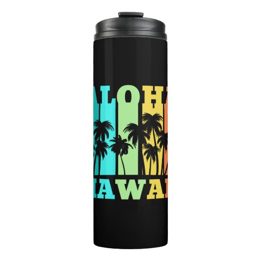 Aloha Hawaii Thermosbecher (Vorderseite)