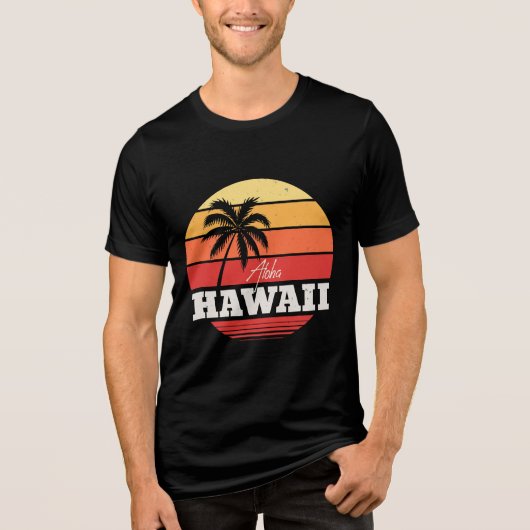 Aloha Hawaii Tri-Blend Shirt (Vorderseite)