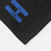 Aloha Hawaii Tril Shark Polynesian Hawaiian Beach Fleecedecke (Ecke)